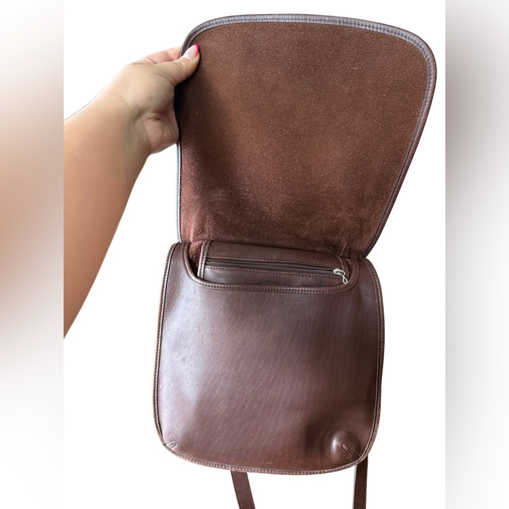 ON HOLD DO NOT BUY Vintage Brown Leather Authentic Coach Hippie Flap Bag - Picture 2 of 10